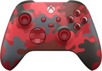 Front Zoom. Microsoft - Controller for Xbox Series X, Xbox Series S, and Xbox One (Latest Model) - Daystrike Camo Special Edition.
