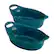 Angle. Rachael Ray - 2-Piece Oval Ceramics Au Gratin Set - Teal.
