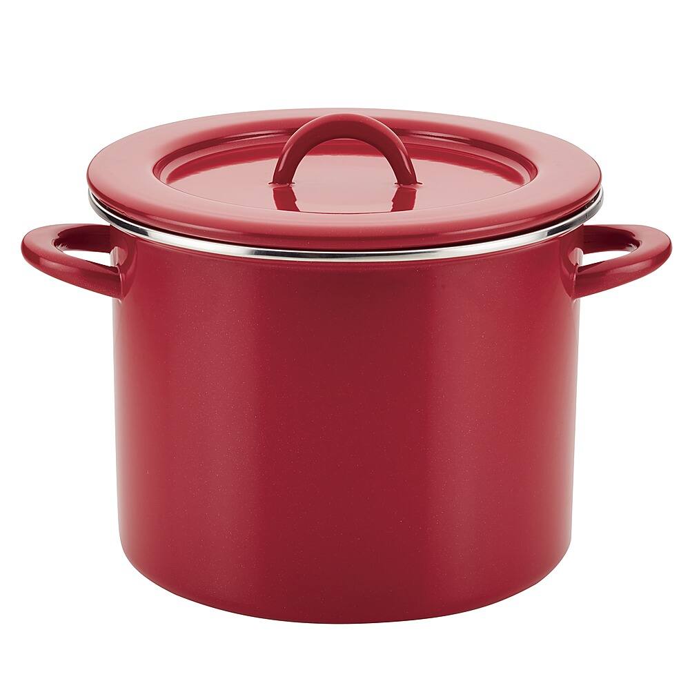 Best Buy Rachael Ray Classic Brights 6 Quart Stockpot With Lid Red