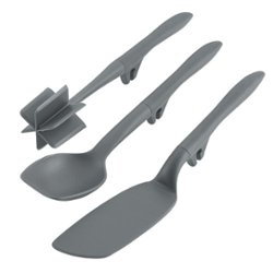 Rachael Ray - Tools and Gadgets 3-Piece Utensil Set - Gray - Angle_Zoom