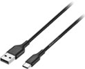 Best Buy essentials™ - 3' USB-A to USB-C Charge-and-Sync Cable - Black