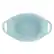 Left. Rachael Ray - 2-Piece Oval Ceramics Au Gratin Set - Light Blue.