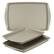 Angle. Rachael Ray - 3-Piece Nonstick Bakeware Cookie Pan Set - Silver.