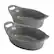 Alt View 18. Rachael Ray - 2-Piece Oval Ceramics Au Gratin Set - Gray.