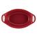 Alt View 11. Rachael Ray - 2-Piece Oval Ceramics Au Gratin Set - Red.