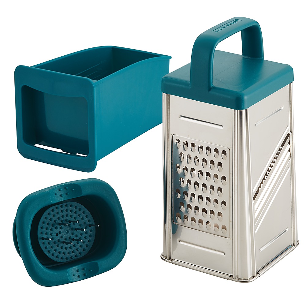 Angle View: Rachael Ray - Tools & Gadgets Box Grater - Teal