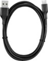 Alt View Zoom 14. Best Buy essentials™ - 5' USB-A to USB-C Charge-and-Sync Cable - Black.