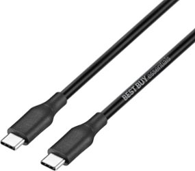 Best Buy essentials™ - 9' USB-C to USB-C Charge-and-Sync Cable - Black - Alt_View_Zoom_11