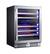 Left. Avanti - Elite Series 47 Bottle Single Zone Wine Cooler - Stainless Steel.
