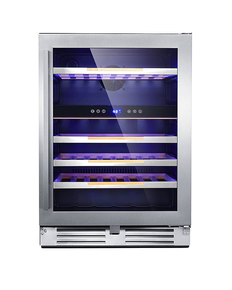 Avanti - Elite Series 46 Bottle Dual Zone Wine Cooler - Stainless Steel - Front_Zoom