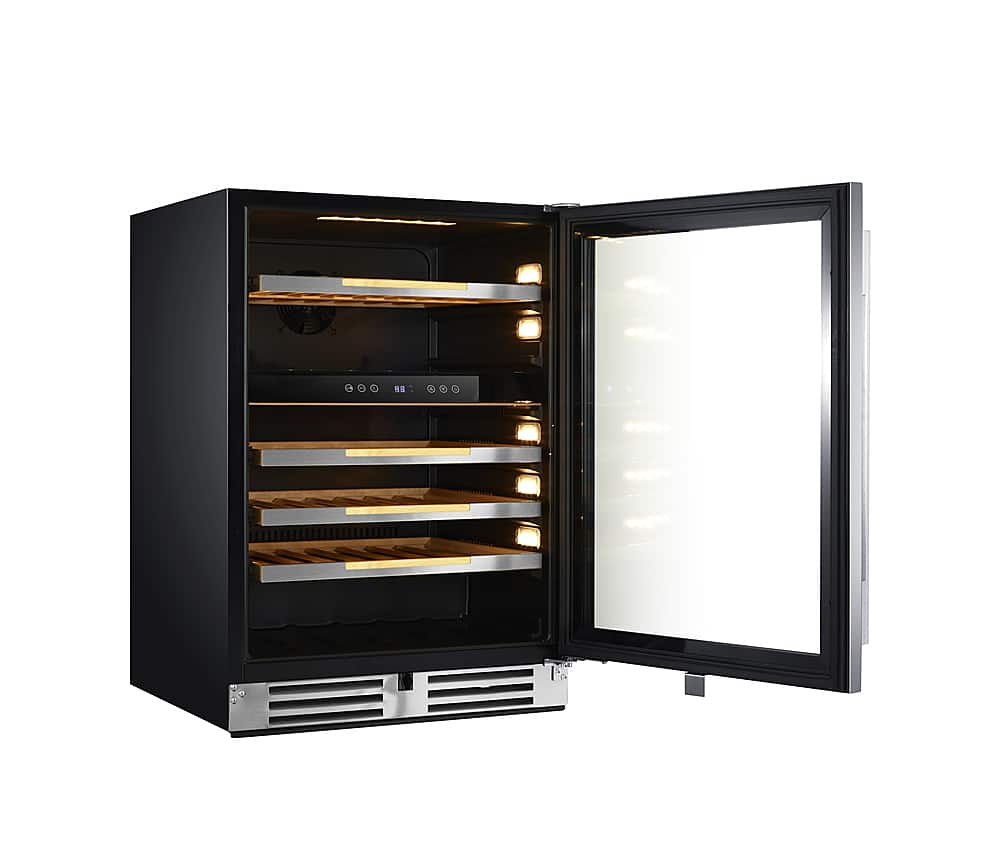 Alt View 11. Avanti - Elite Series 46 Bottle Dual Zone Wine Cooler - Stainless Steel.