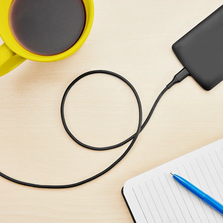 Alt View 17. Best Buy essentials™ - 5' USB-A to Micro USB Charge-and-Sync Cable - Black.