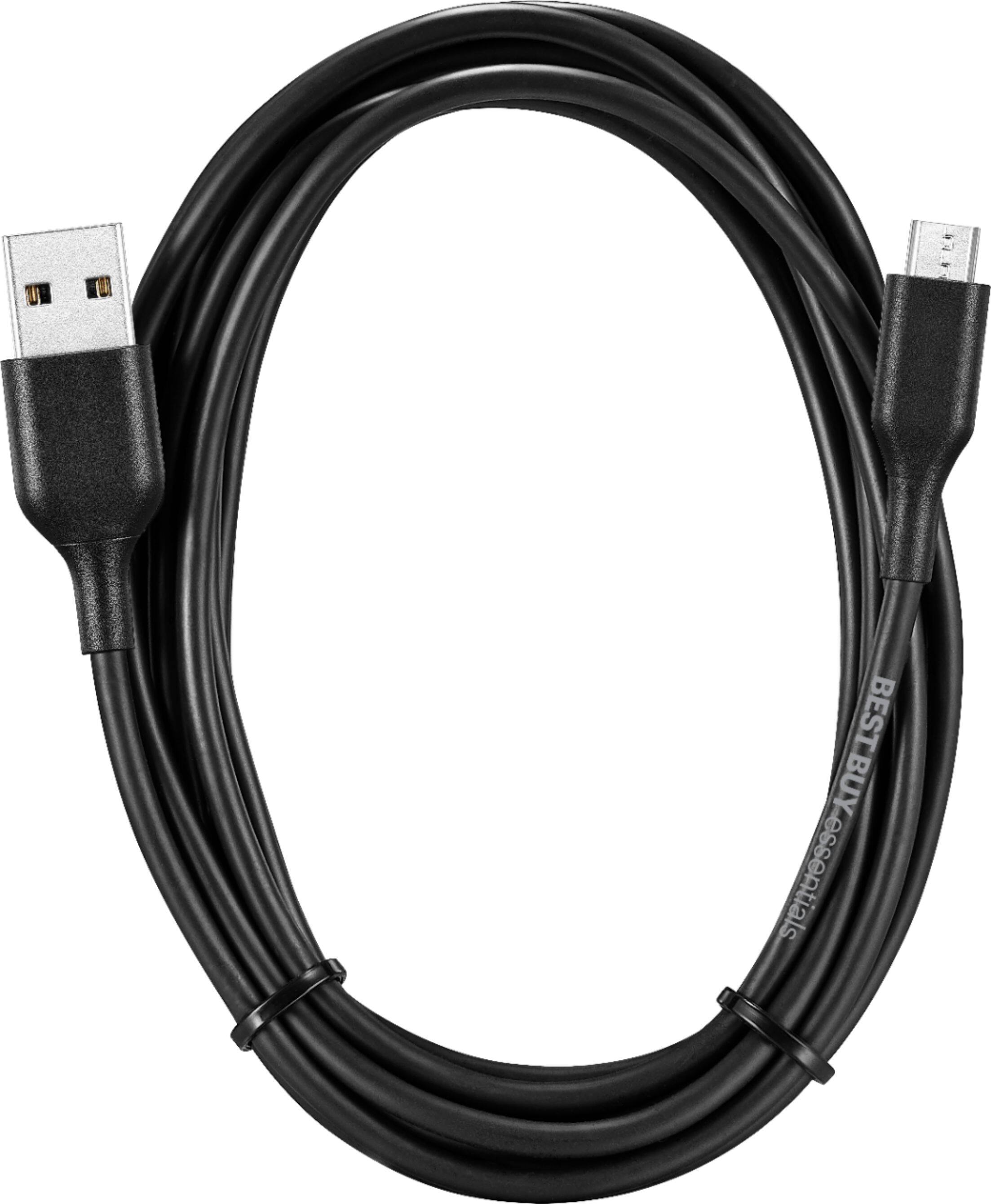 Alt View 14. Best Buy essentials™ - 9' USB-A to Micro USB Charge-and-Sync Cable - Black.