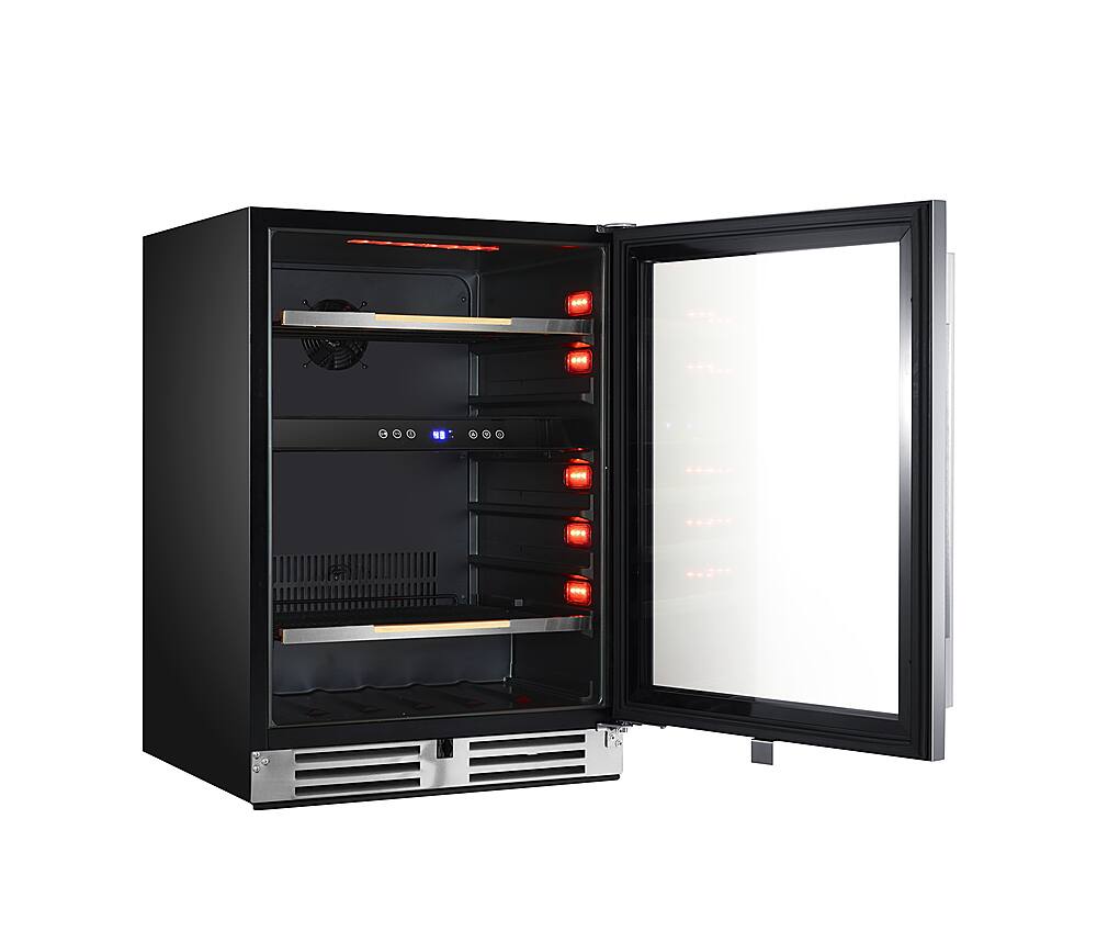 Alt View 13. Avanti - Elite Series 5.6 cu.ft. Beverage Cooler - Stainless Steel.