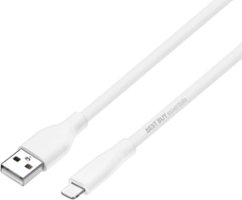 Best Buy essentials™ - 9' Lightning to USB Charge-and-Sync Cable (3 Pack) - White - Alt_View_Zoom_11
