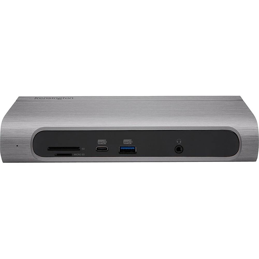 Alt View 16. Kensington - SD5600T Docking Station USB Type C - Black, Silver.