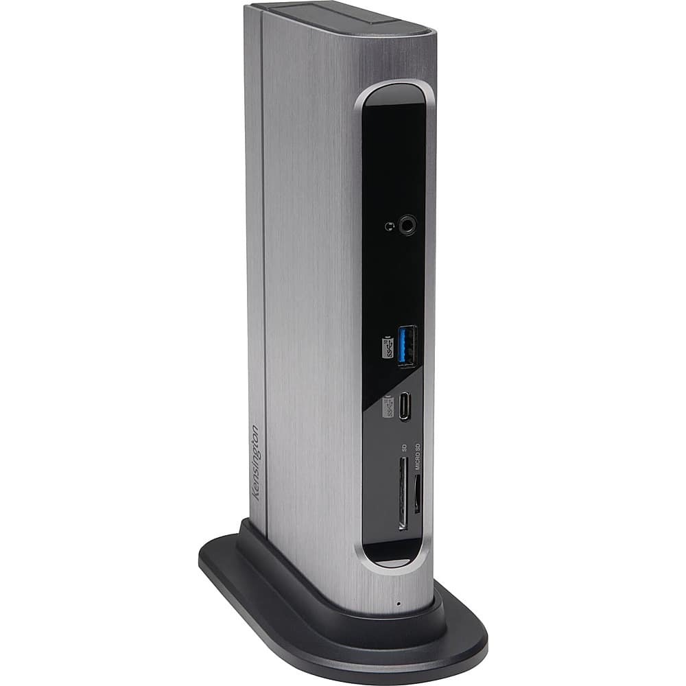 Alt View 22. Kensington - SD5600T Docking Station USB Type C - Black, Silver.