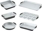 Cuisinart - 6 Piece Nonstick Bakeware Set - Silver