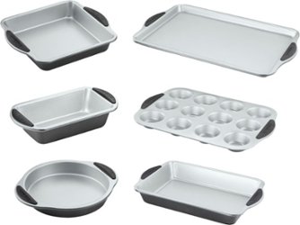 Cuisinart - 6 Piece Nonstick Bakeware Set - Silver - Angle_Zoom