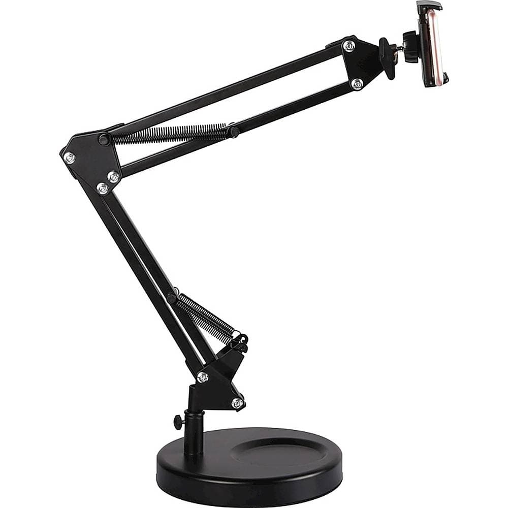 Angle. SaharaCase - Long Arm Stand Holder for Most Cell Phones and Tablets - Black.