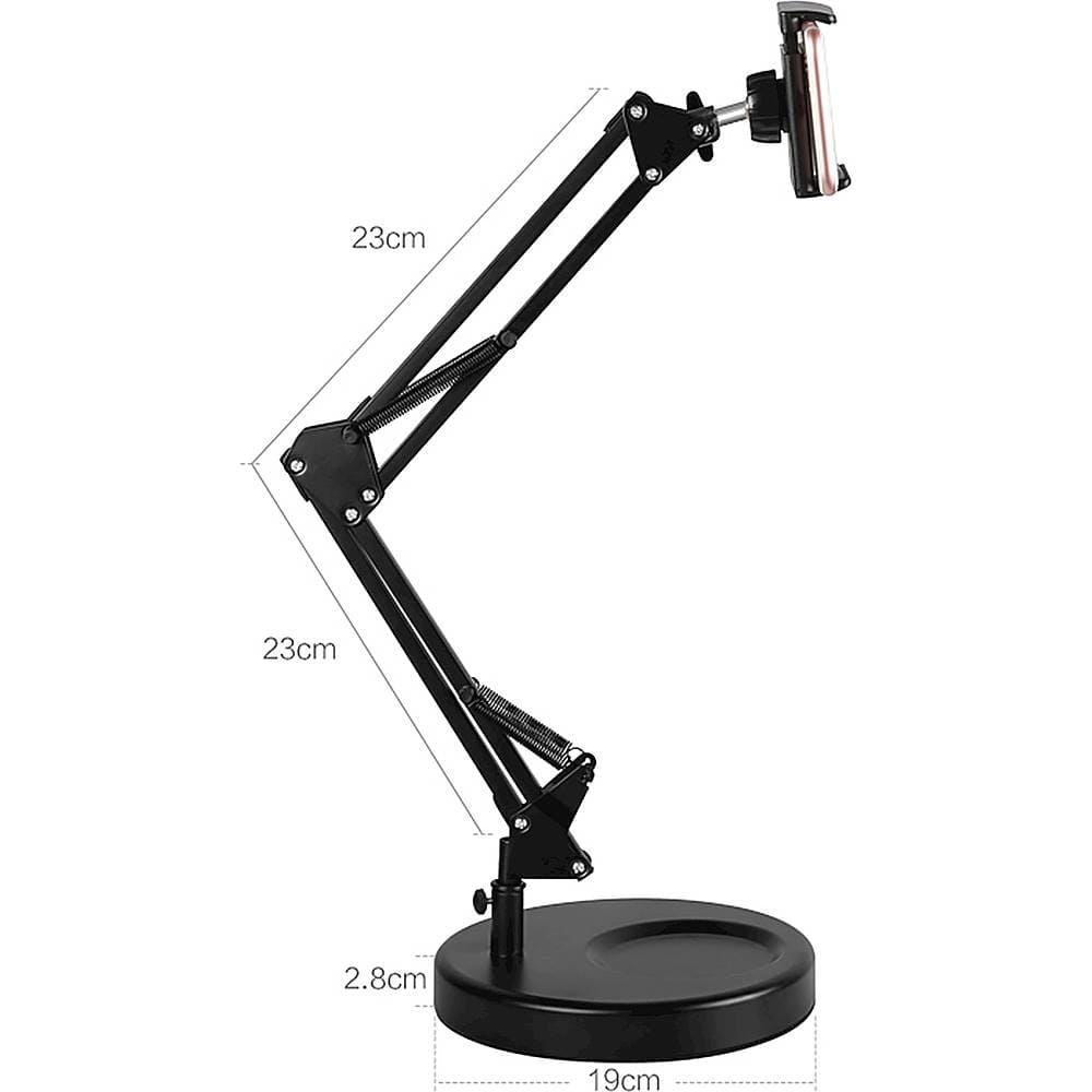 Alt View 12. SaharaCase - Long Arm Stand Holder for Most Cell Phones and Tablets - Black.