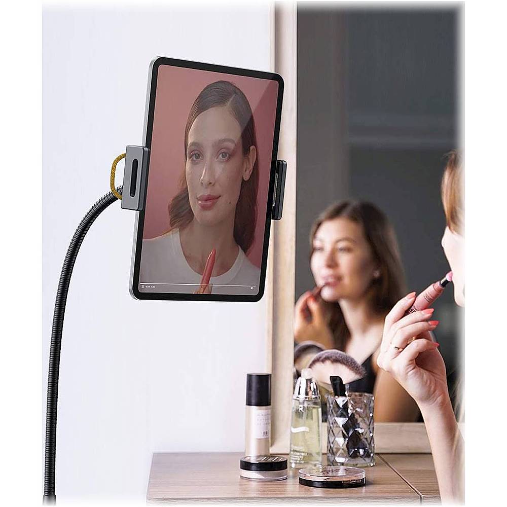 Alt View 18. SaharaCase - Floor Stand for Most Cell Phones and Tablets up to 11" - Black.