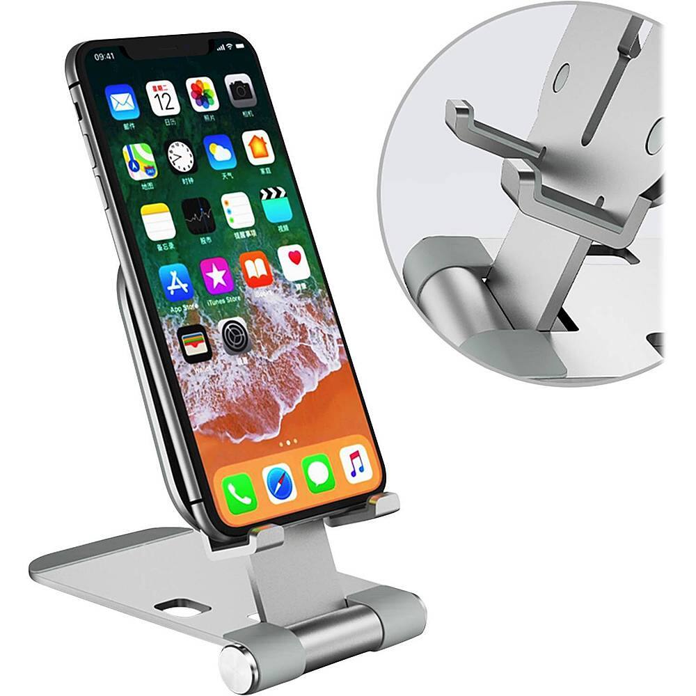 Alt View 14. SaharaCase - Stand Compatible with MagSafe for Most Cell Phones - Silver.