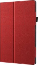 SaharaCase - Bi-Fold Folio Case for Apple iPad 10.2" (8th Generation 2020 and 9th Generation 2021) - Red - Left_Zoom