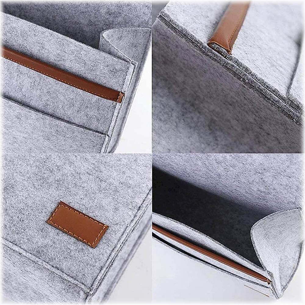 Alt View 14. SaharaCase - Bedside Storage Bag for Most Cell Phones and Tablets - Gray.