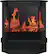 Front. Warm House - Cleveland Freestanding Electric Fireplace - Black.