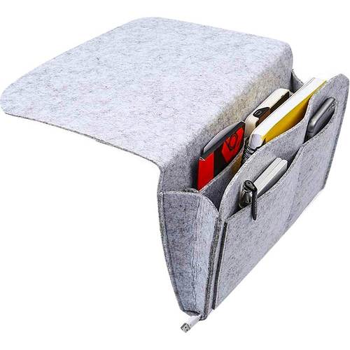 SaharaCase - Bedside Storage Bag for Most Cell Phones and Tablets - Gray