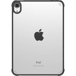 SaharaCase - Hybrid-Flex Series Case for Apple iPad mini (6th Generation 2021) - Clear Black - Front_Zoom
