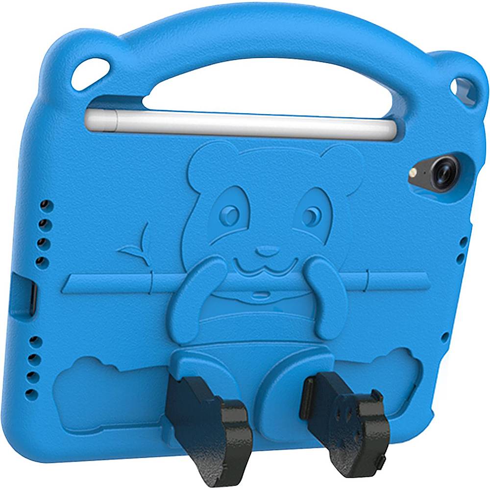 Angle View: SaharaCase - Teddy Bear KidProof Case for Apple iPad mini (6th Generation 2021) - Blue