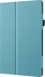 SaharaCase - Bi-Fold Folio Case for Apple iPad 10.2" (8th Generation 2020 and 9th Generation 2021) - Aqua - Left_Zoom