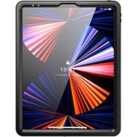 SaharaCase - Water-Resistant Case for Apple iPad Pro 12.9" (5th Generation 2021) - Black - Front_Zoom