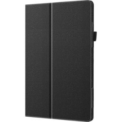 SaharaCase - Bi-Fold Folio Case for Apple iPad 10.2" (8th Generation 2020 and 9th Generation 2021) - Black - Left_Zoom