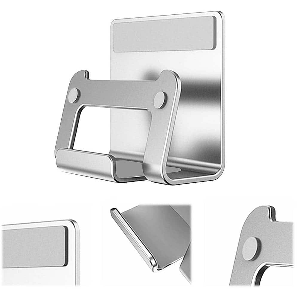 Alt View 12. SaharaCase - Wall Mount for Most Cell Phones and Tablets up to 9" - Silver.