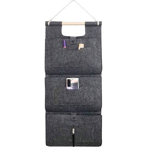 SaharaCase - Hanging Wall Storage Bag for Most Cell Phones and Tablets - Gray