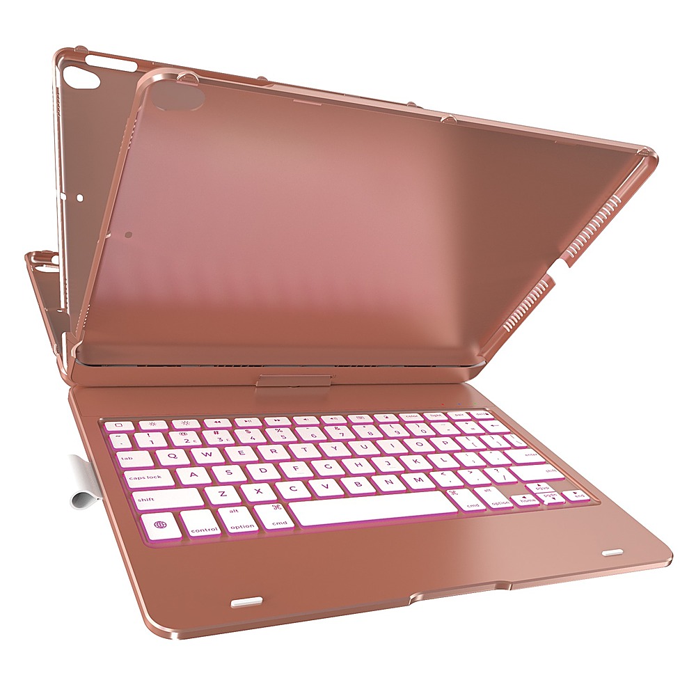 Angle View: SaharaCase - SaharaBasics Folio Case for Apple iPad Air 10.5" (3rd Generation 2019) - Pink