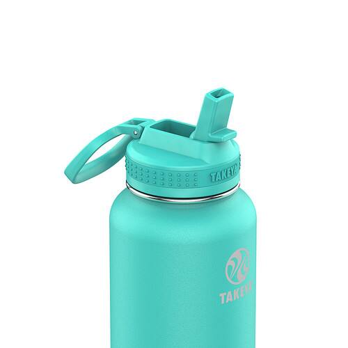 Takeya Actives 32oz Straw Bottle Teal - Teal