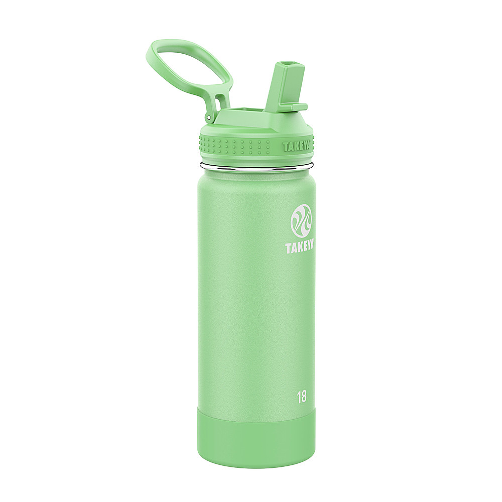 Angle View: Takeya - Actives 18oz Straw Bottle - Mint