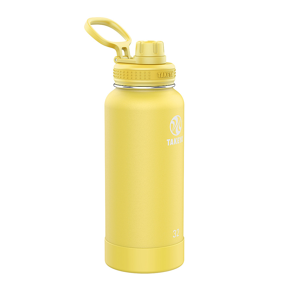 Angle View: Takeya - Actives 32oz Spout Bottle - Canary