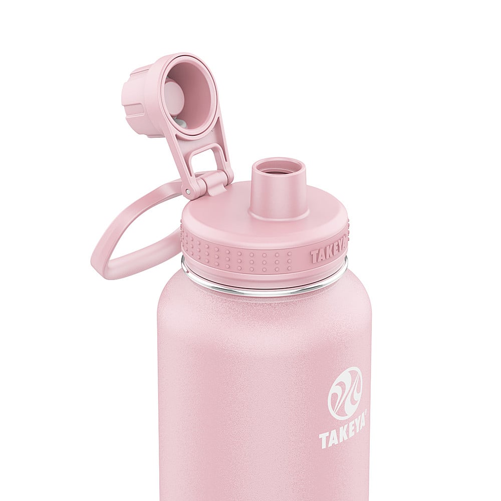 Left. Takeya - Takeya Actives 40oz Spout Bottle Blush - Blush.