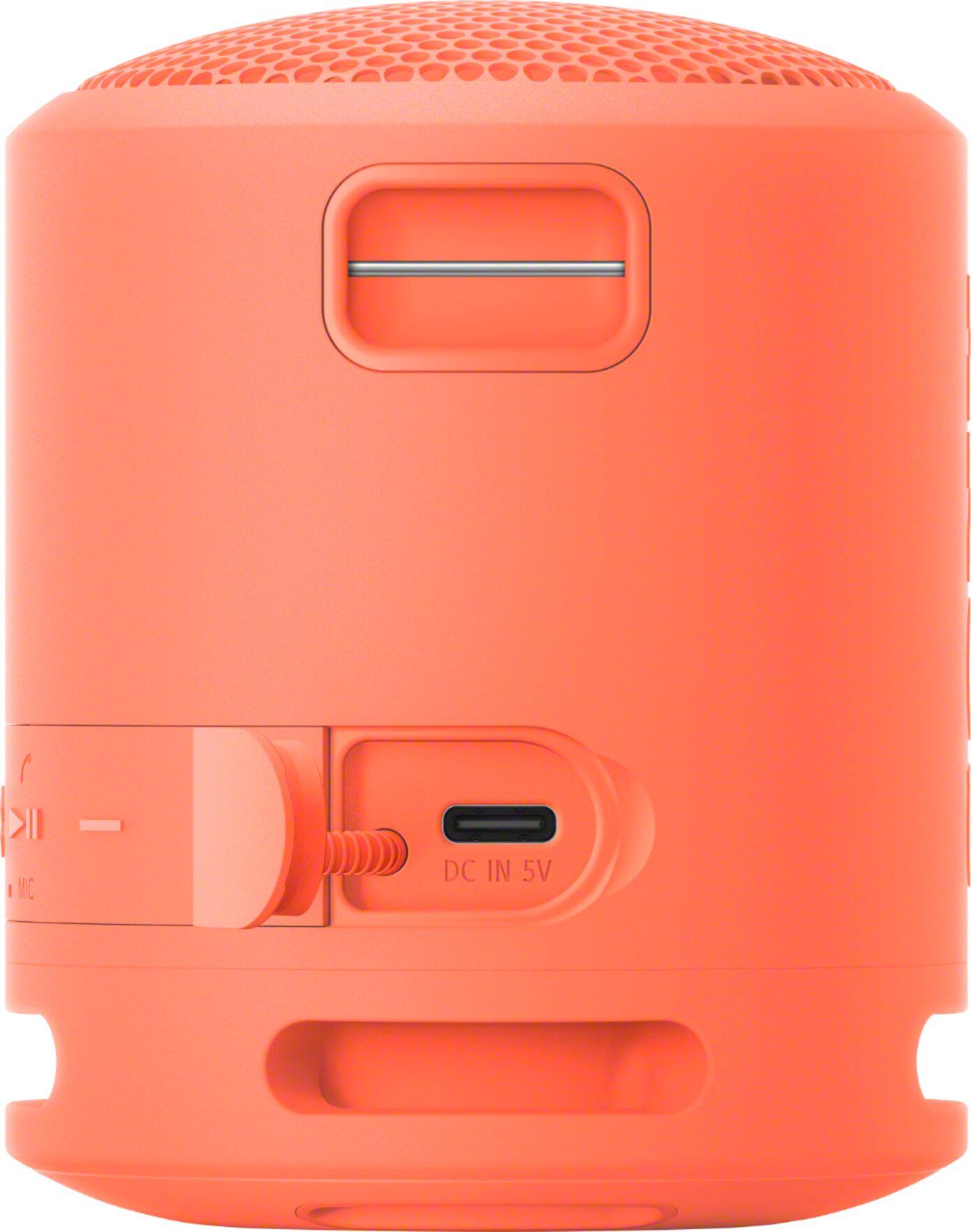 Alt View 1. Sony - EXTRA BASS Compact Portable Bluetooth Speaker - Coral Pink.