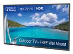 Peerless-AV - Neptune™ 75" Shade Series Outdoor 4k UHD TV with included Outdoor Rated Tilt Mount - Front_Zoom