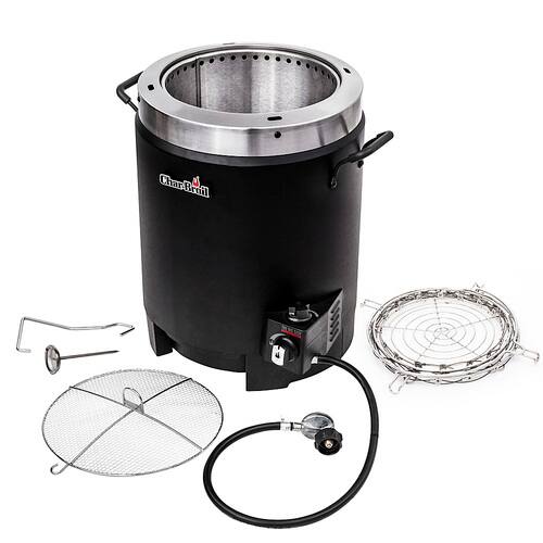 Char-Broil - The Big Easy Oil-less Turkey Fryer - Stainless Steel/Black