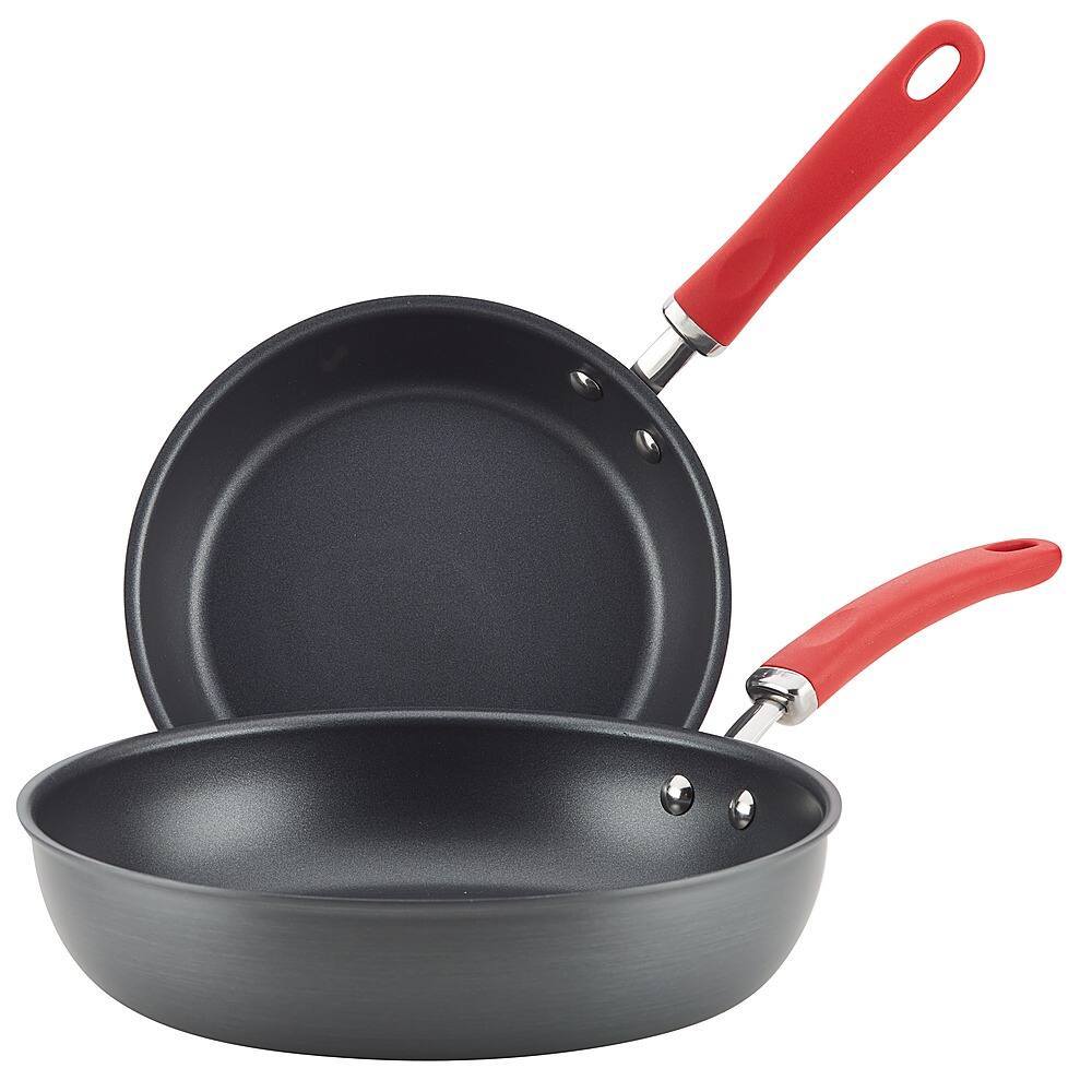 Best Buy Rachael Ray Create Delicious 2Piece Frying Pan Set Gray with