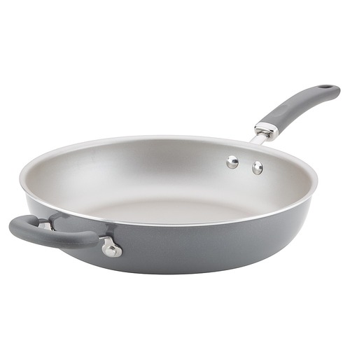 Rachael Ray - Create Delicious 12.5-Inch Frying Pan - Gray Shimmer
