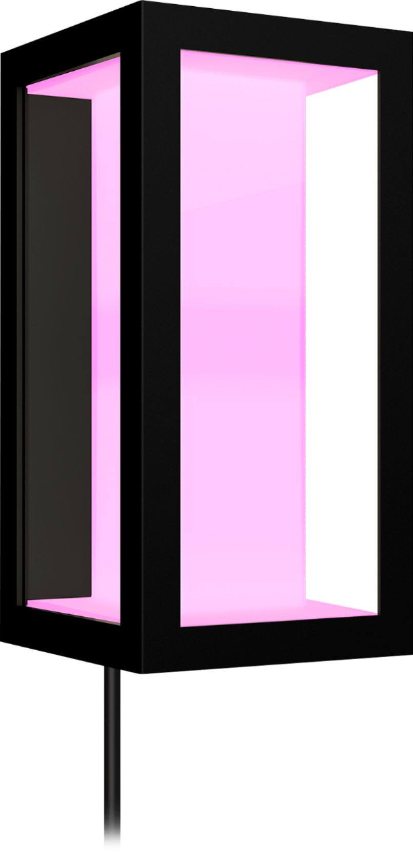 Angle. Philips - Hue Impress Outdoor Wall light - Black.