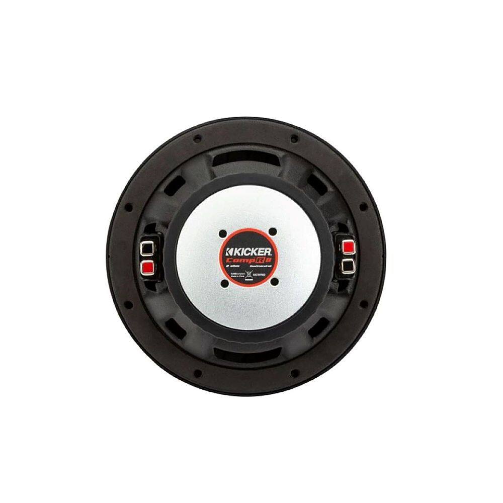 Back. KICKER - CompR 8" Dual-Voice-Coil 2-Ohm Subwoofer - Black.